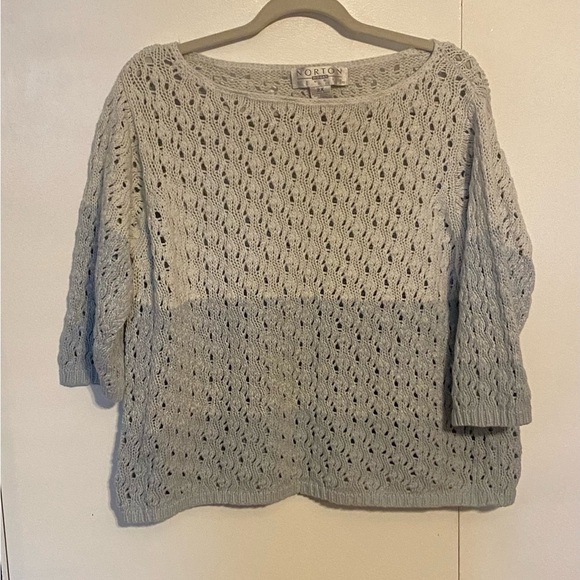 Norton Studio Women’s Vintage Crocheted Sweater, 2X - Picture 1 of 6